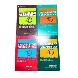 Transistor Fundamentals 4 Volume Set Programmed Learning Circuits Howard Sams